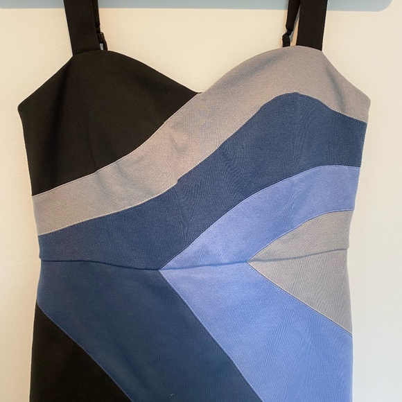 BCBGeneration Color Block Mini Dress, Size M- NWT - Picture 4 of 8